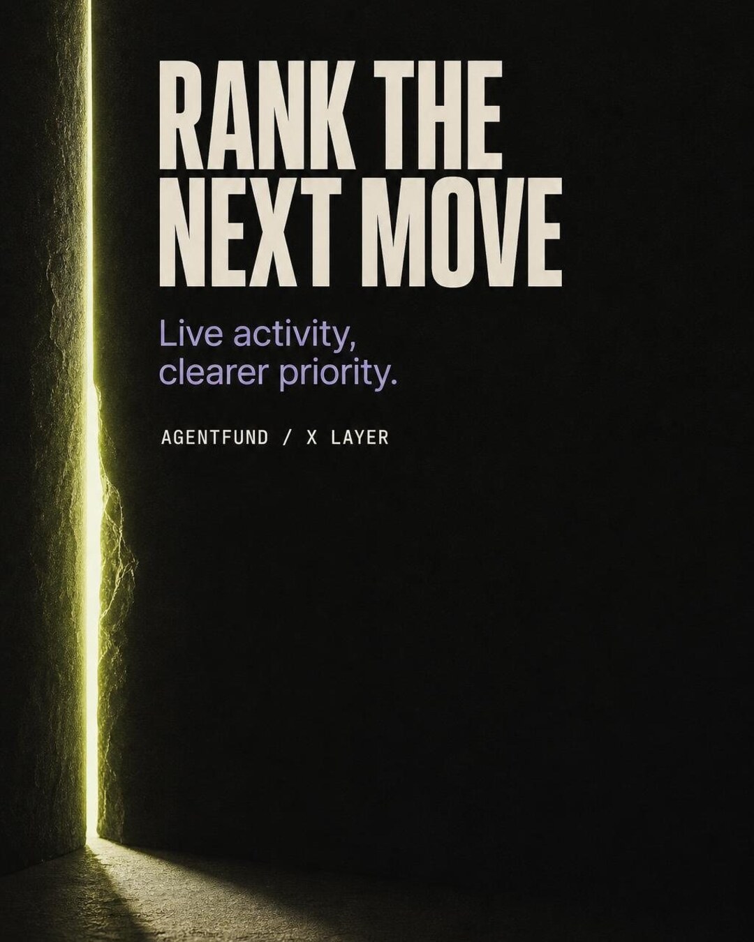 A campaign poster made by Muse Mirror for AgentFund